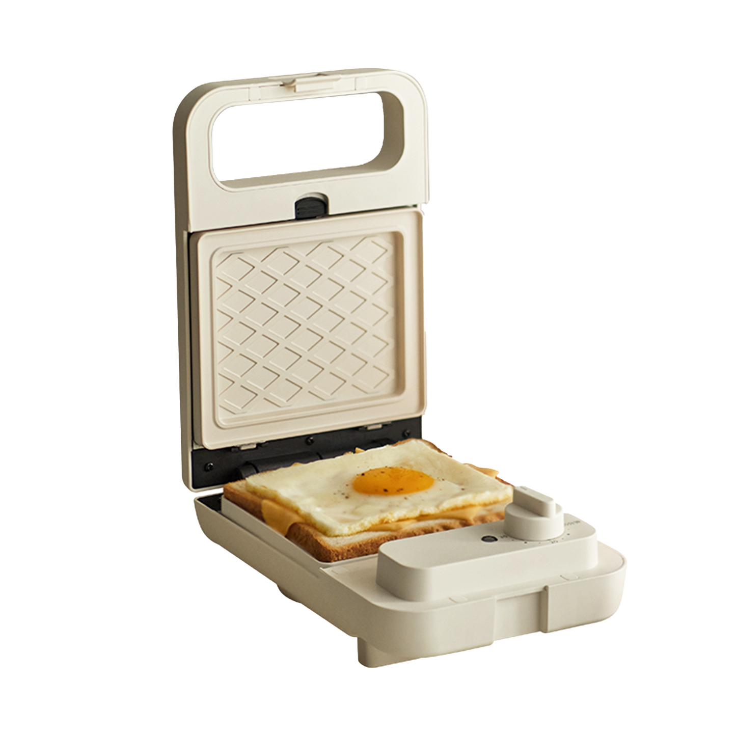 Olayks Sandwichera, máquina de desayuno multifuncional, tostadora compacta para pan y gofres para uso doméstico, fácil de limpiar, regalo 